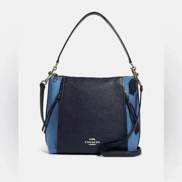 Coach Handbags - Coach Marlon Hobo Denim 2020 - EUC
